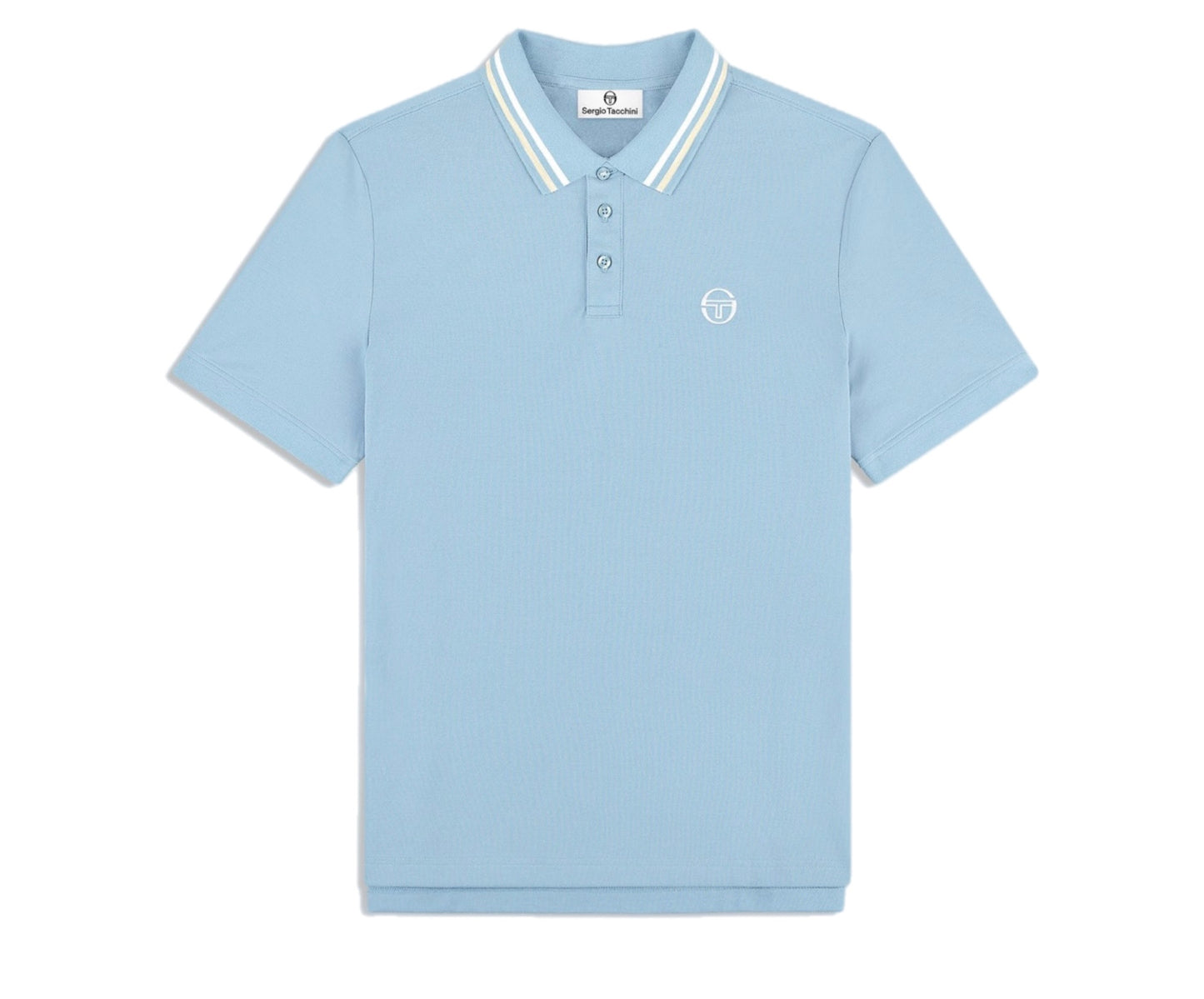 SERGIO TACCHINI  STS25M1129 CIRO PIQUE POLO FADED DENIM