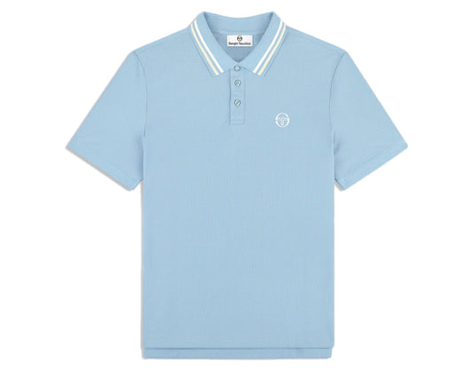 SERGIO TACCHINI  STS25M1129 CIRO PIQUE POLO FADED DENIM