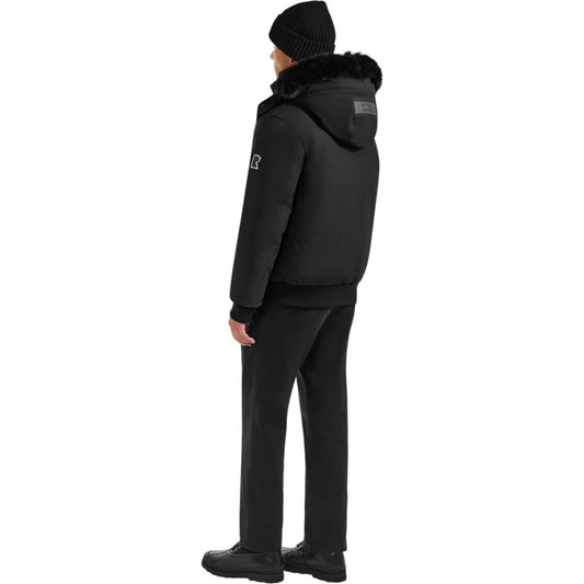 RUDSAK Jerome Down Bomber with Removable Fur| BLACK