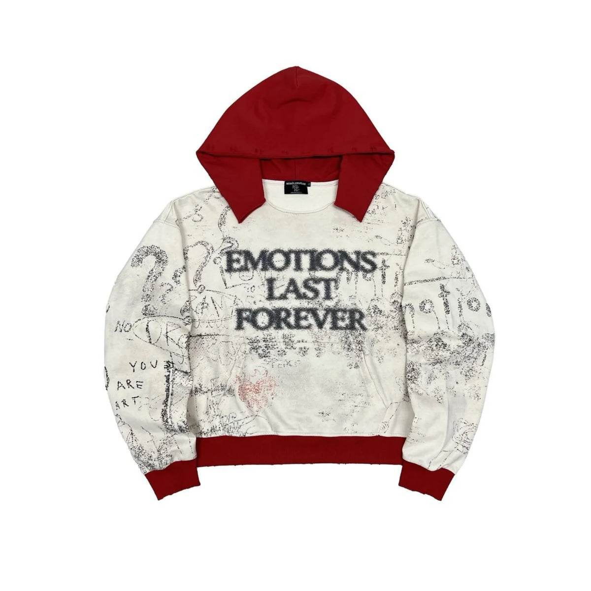 MIXED EMOTION 'Last Forever' HOODIE| RED