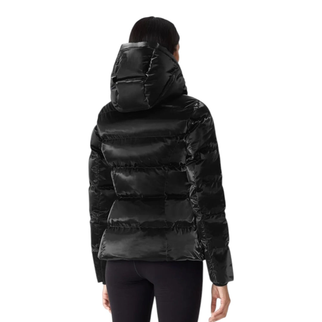MACKAGE MADALYN-GLO HIGH-GLOSS DOWN JACKET| BLACK