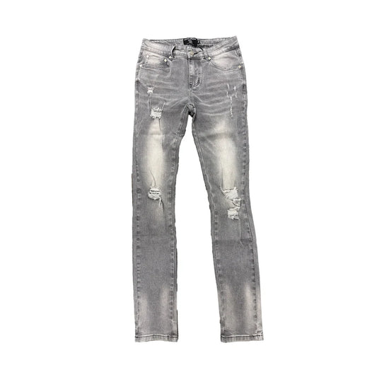 MIXED EMOTION '001' DENIM| GREY