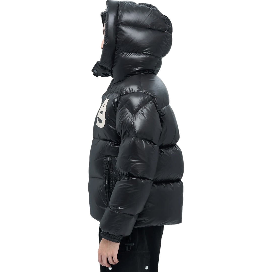 ALPHASTYLE 'KUDU' DOUBLE HOOD JACKET| BLACK/GREY