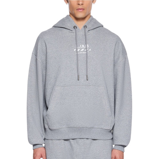 L/AB Off-White 'Core Diagonal' HOODIE (HEATHER GREY)