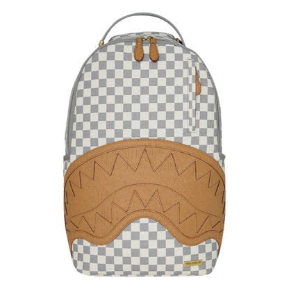 SPRAYGROUND EMBOSSED CREAM CHECK BACKPACK