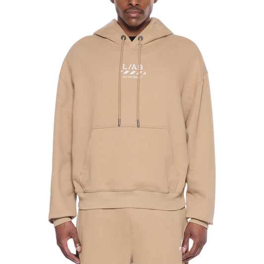 L/AB Off-White 'Core Diagonal' HOODIE (CORNSTALK)