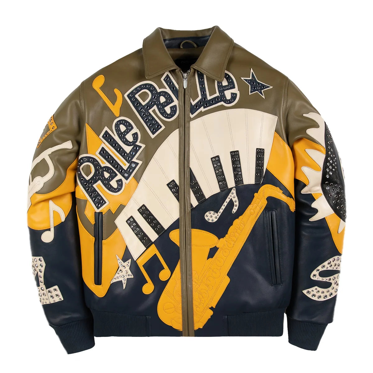 PELLE PELLE 'SOUNDS' LEATHER JACKET| OLIVE