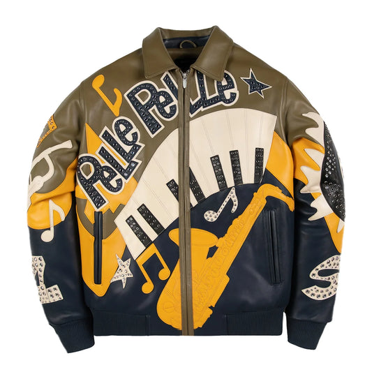 PELLE PELLE 'SOUNDS' LEATHER JACKET| OLIVE
