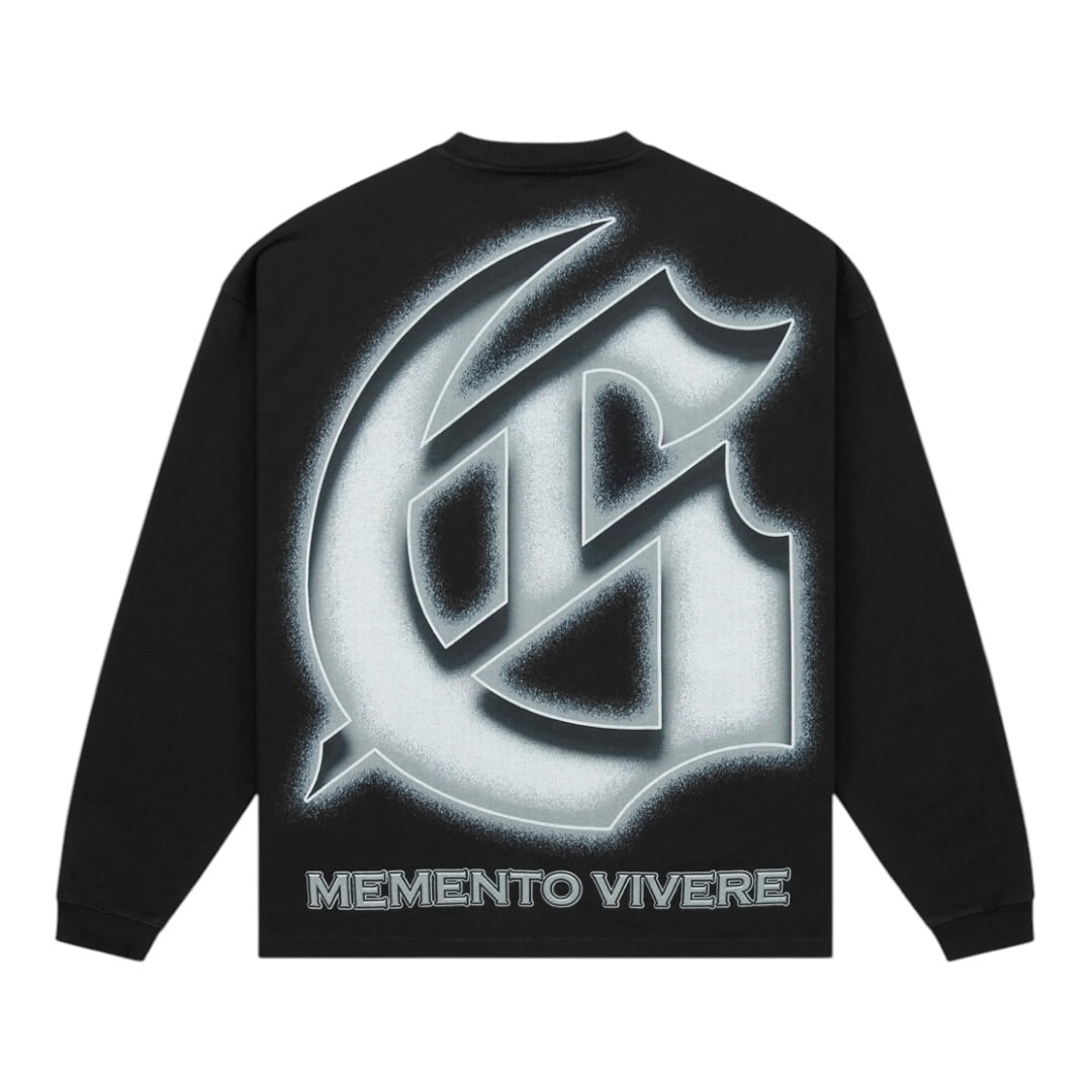 GODSPEED 'SILENCIO' LS T-SHIRT(BLACK WASH)