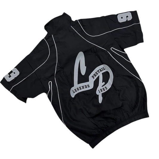 LEGENDS PREVAIL WINDBREAKER SHORT SET(BLACK/WHITE)