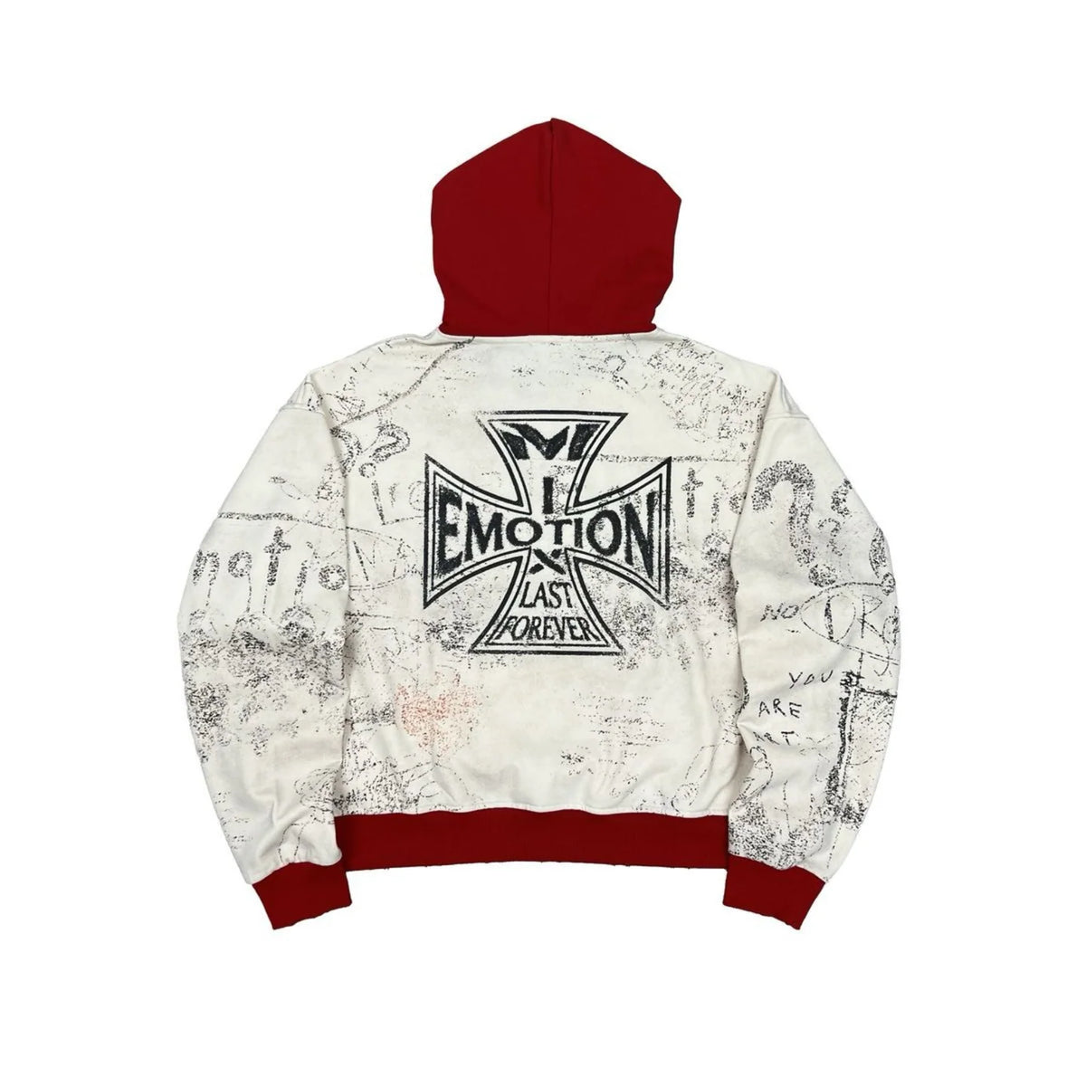 MIXED EMOTION 'Last Forever' HOODIE| RED