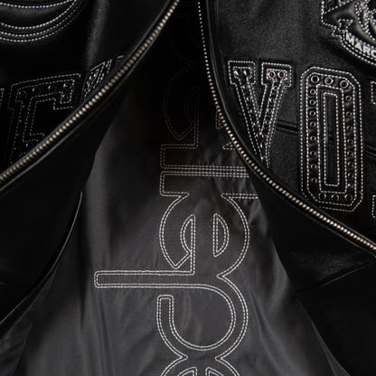PELLE PELLE 'NEW YORK KNICKS' LEATHER JACKET(BLACK)