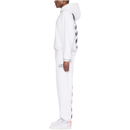 L/AB Off-White 'Core Diagonal' HOODIE (WHITE)