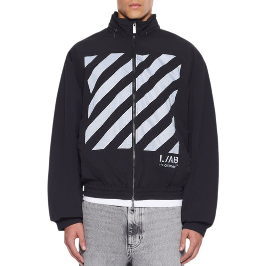 L/AB Off-White 'DIAGONAL REFLECTIVE' WINDBREAKER JACKET