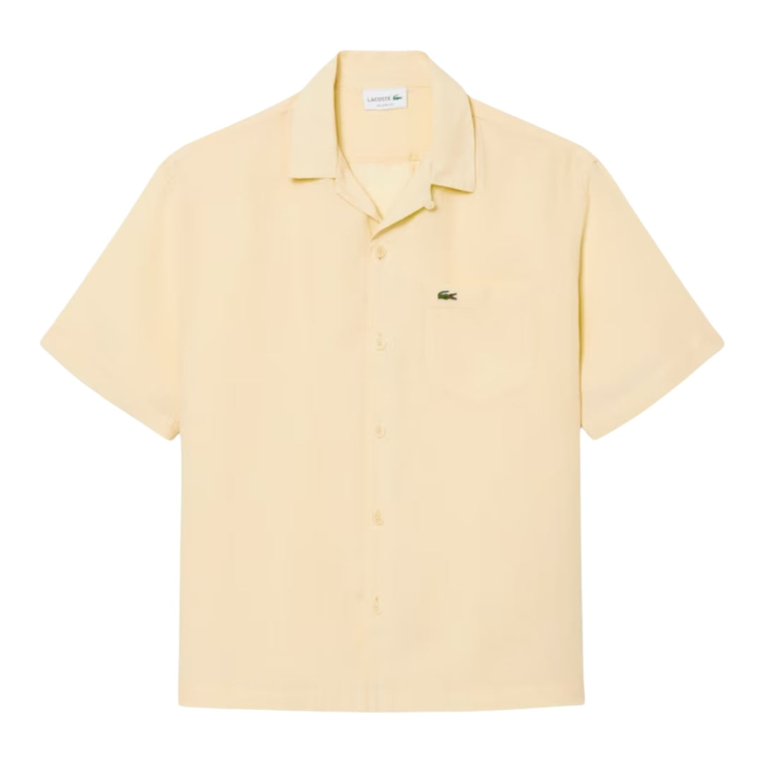 LACOSTE RELAXED FIT LINEN SHIRT