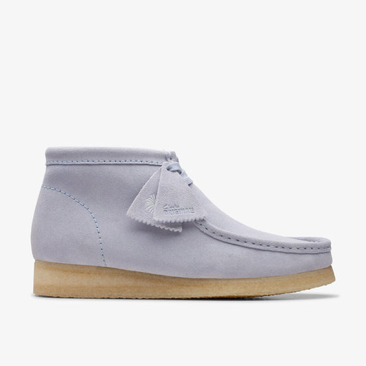 Clarks Men's Wallabee Boot Cloud Grey Suede 26175699