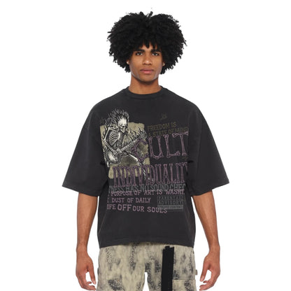 CULT OVERSIZED 'FREEDOM' T SHIRT