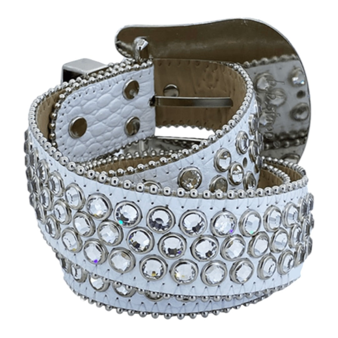 B.B. SIMON 'DARUSH' BELT (WHITE)