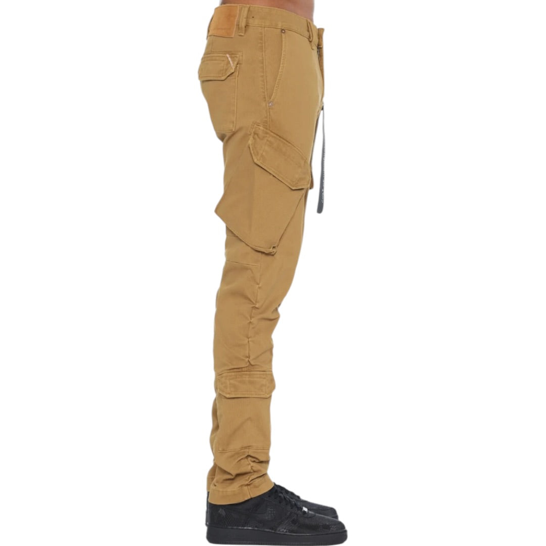 CULT 'ROCKER SLIM STRAIGHT 606' CARGOS (BROWN SUGAR)