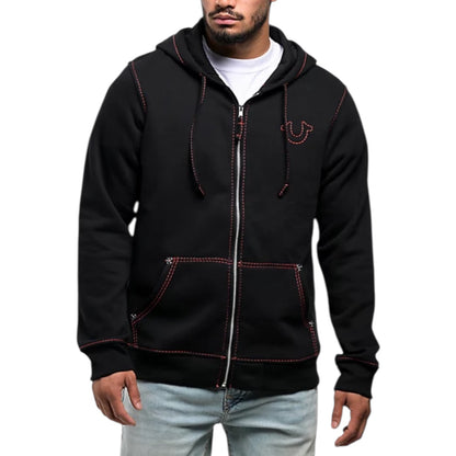 TRUE RELIGION BIG T ZIP HOODIE 105753