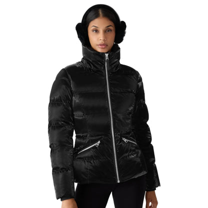 MACKAGE MADALYN-GLO HIGH-GLOSS DOWN JACKET| BLACK