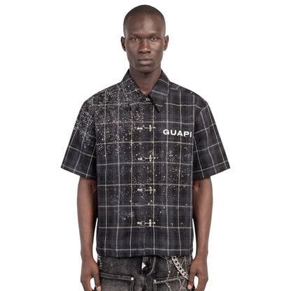 GUAPI 'SPLATTER PLAID' SHIRT (SHADOW)