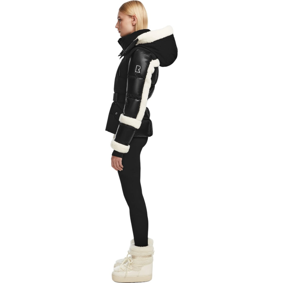 RUDSAK Audrey Short Down Puffer| BLACK/WHITE