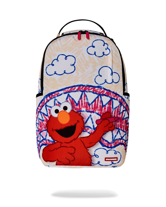 SPRAYGROUND ELMO'S WORLD SHARK SKETCH BACKPACK 910B7030NSZ