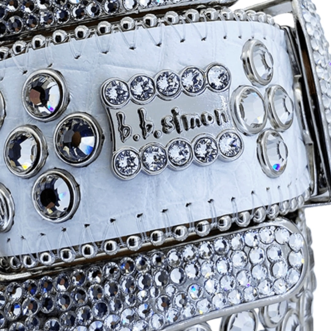 B.B. SIMON 'DARUSH' BELT (WHITE)