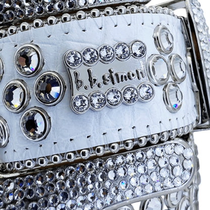 B.B. SIMON 'DARUSH' BELT (WHITE)