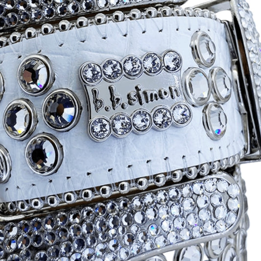 B.B. SIMON 'DARUSH' BELT (WHITE)