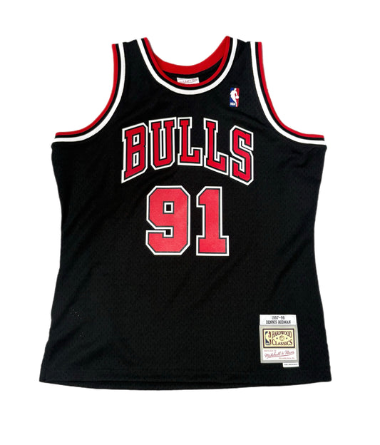 MITCHELL & NESS 18152 NBA SWINGMAN JERSEY ALTERNATE BULLS 1997 DENNIS RODMAN