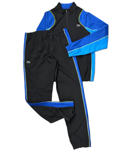 LACOSTE TRACK SUIT (WH5213 51 AYF) BLACK/BLUE