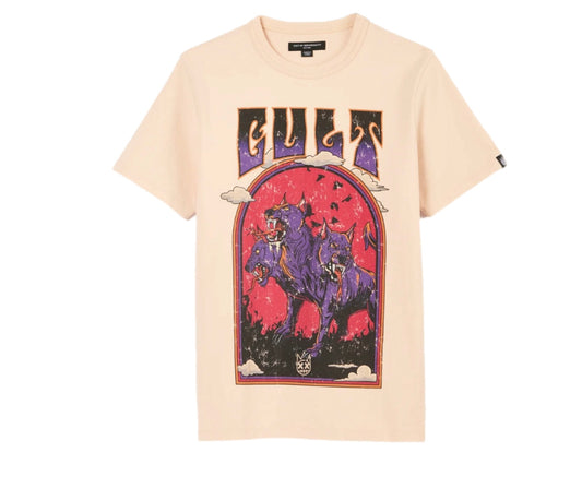 CULT OF INDIVIDUALITY 625A4-K43A SHORT SLEEVE CREW NECK ORTHRUS POWDER PINK