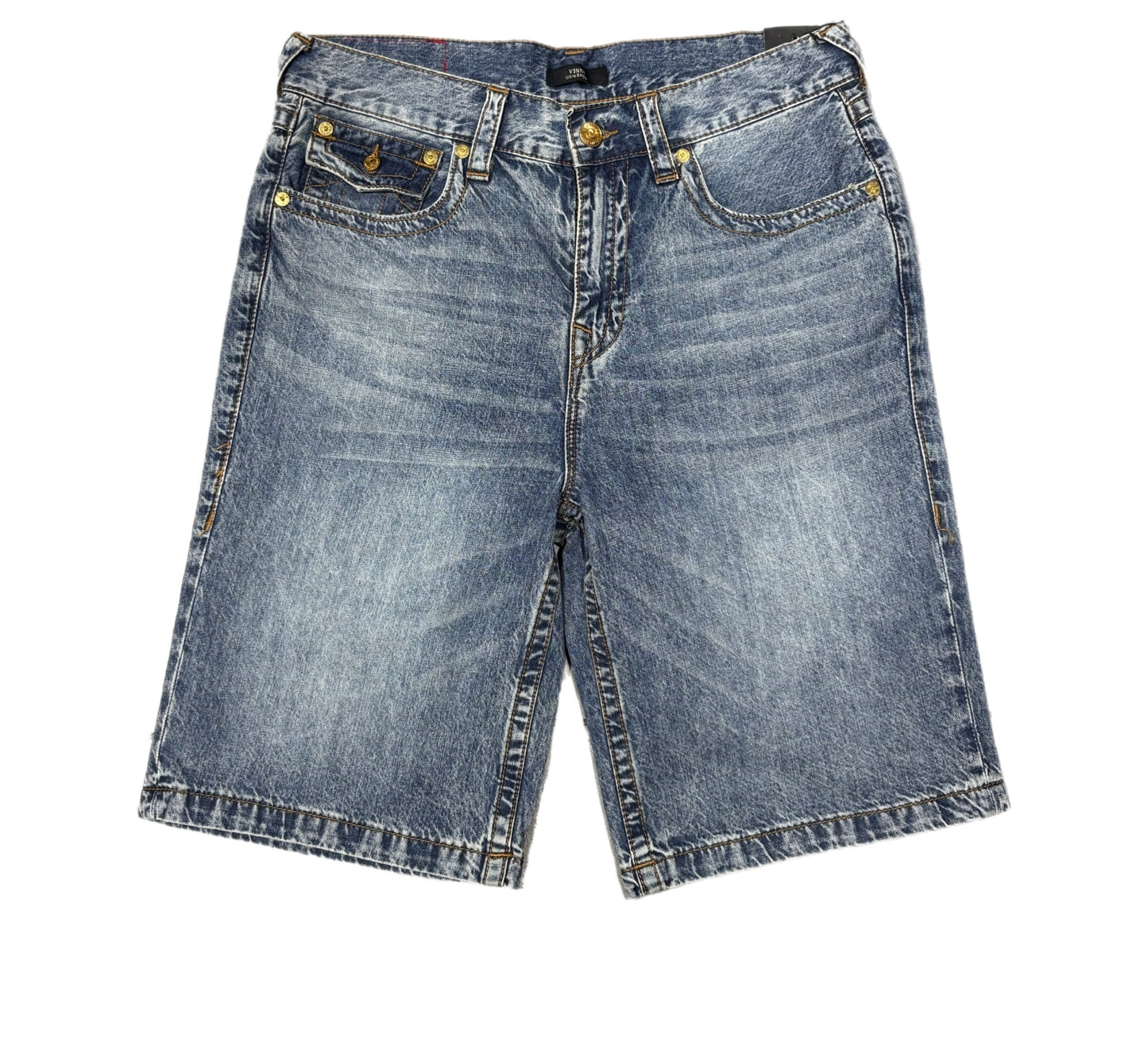 TRUE RELIGION  109215 TRUE RELIGION VINNY SHORTS MEDIUM WASH