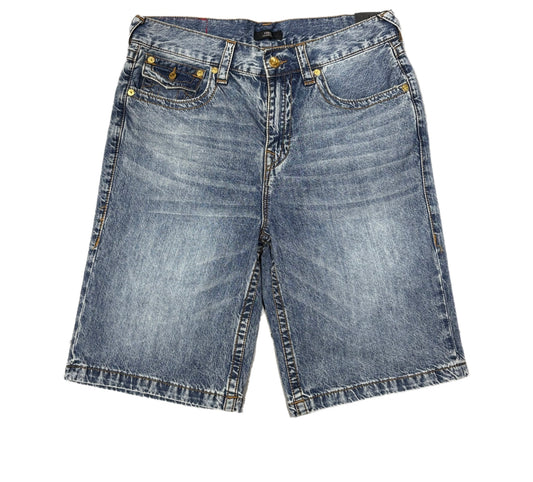 TRUE RELIGION  109215 TRUE RELIGION VINNY SHORTS MEDIUM WASH
