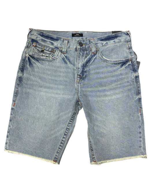 TRUE RELIGION  109079 TRUE RELIGION RICK SN FLAP SHORTS LIGHT WASH