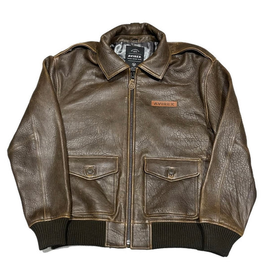 AVIREX  44AVF241O07 AVIREX SKY CHARMER JCKT 905/BROWN