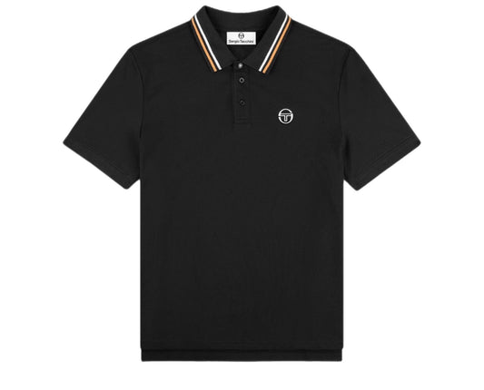 SERGIO TACCHINI STS25M1129 CIRO PIQUE POLO BLACK BEAUTY