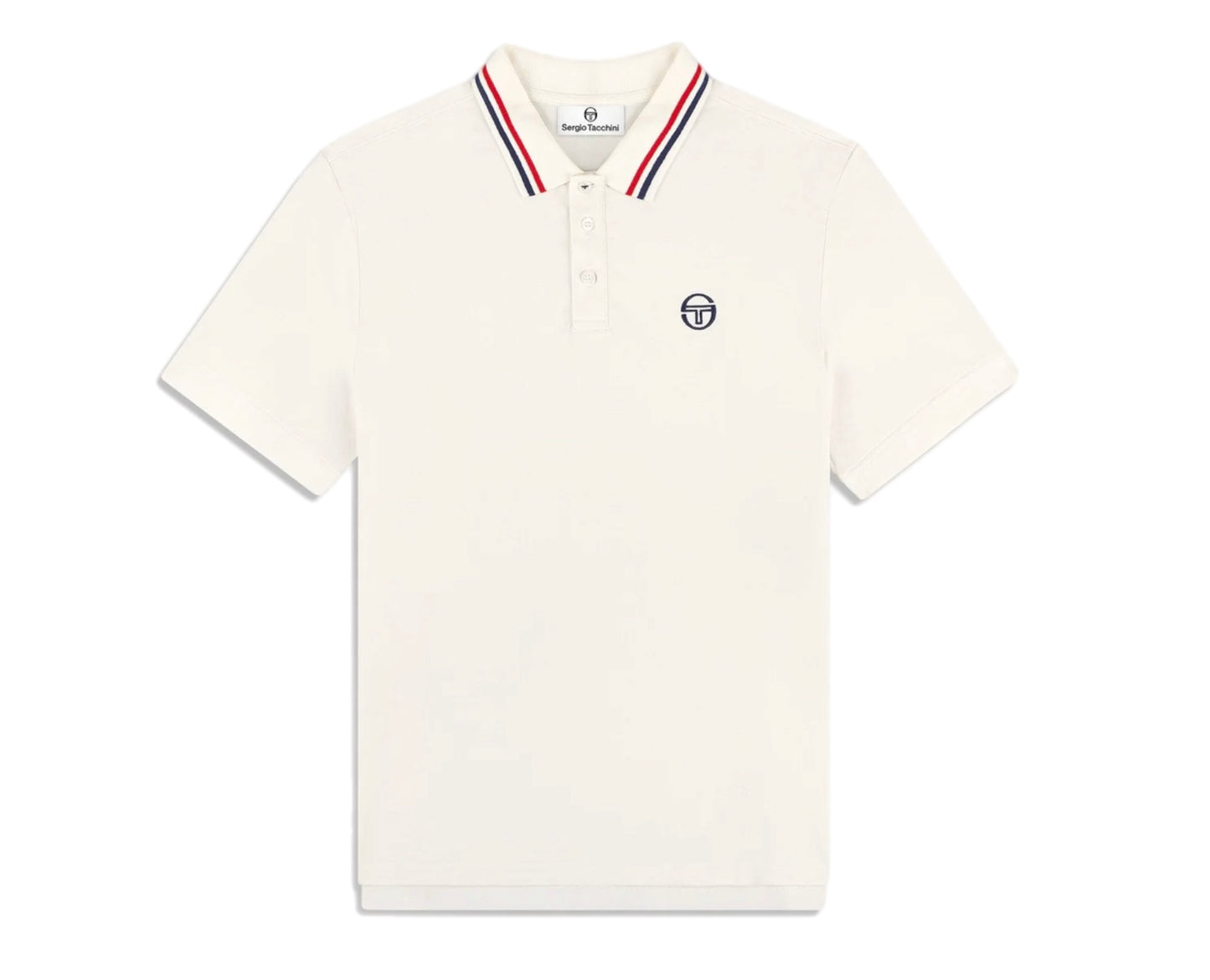SERGIO TACCHINI STS25M1129 CIRO PIQUE POLO GARDENIA