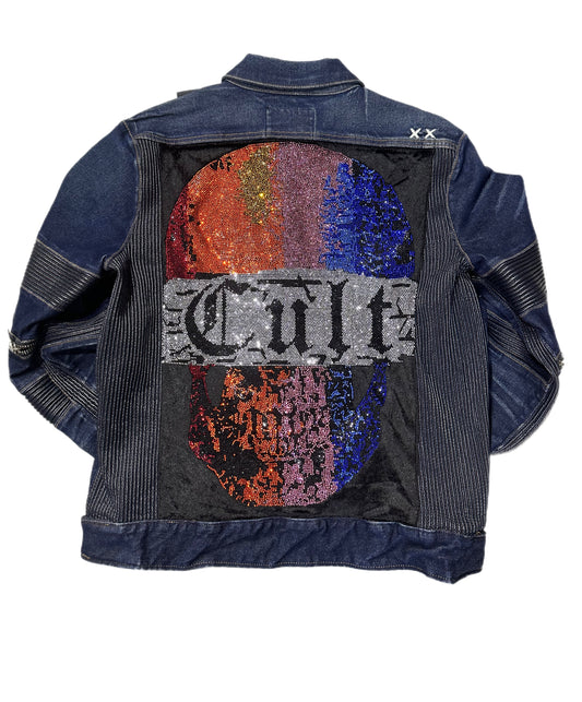 CULT OF INDIVIDUALITY MOTO TYPE 11 JACKET (621B10-TM11A) RAINBOW CRYS