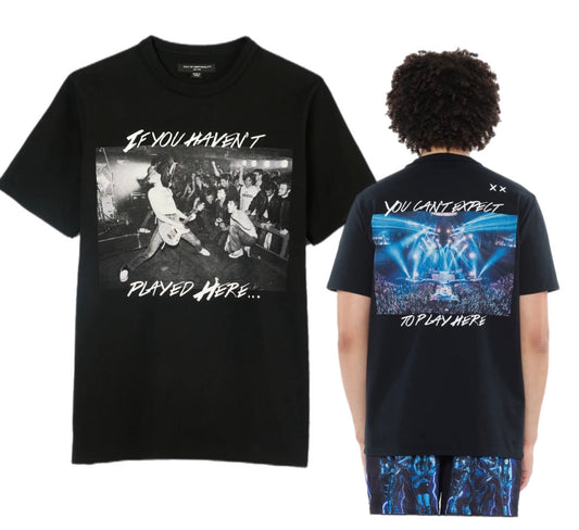CULT OF INDIVIDUALITY  625A5-K79A SHORT SLEEVE TEE PLAY HERE BLK