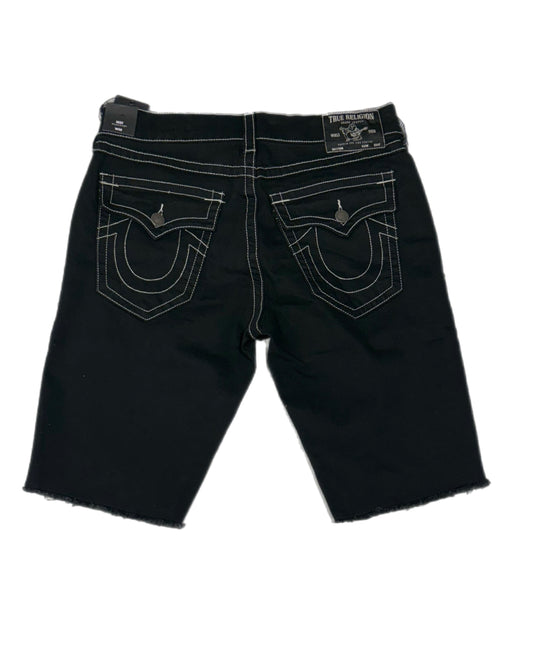 TRUE RELIGION  109081 TRUE RELIGON SHORTS BLACK RINSE