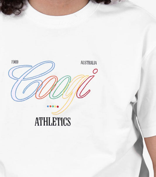 COOGI  103-ATHLETIC COOGI T-SHIRT WHITE