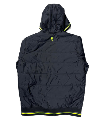 PSYCHO BUNNY SHAP QUILTED JACKET (FL21-B6N220Q1PO) BLK