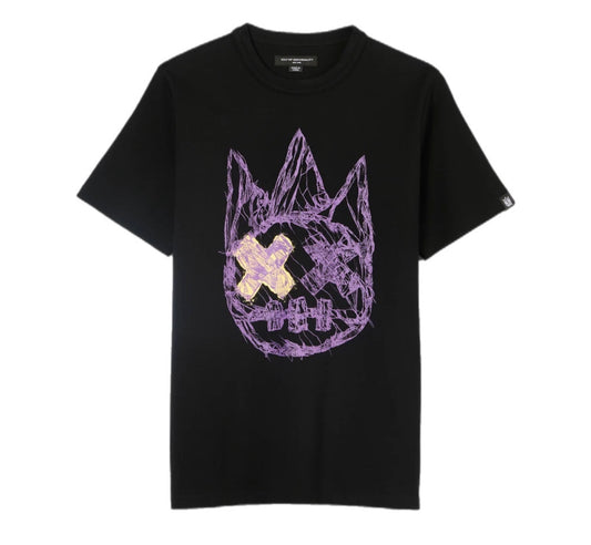 CULT OF INDIVIDUALITY 625A5-K24A SHORT SLEEVE CREW TEE SHATTERED LOGO BLK