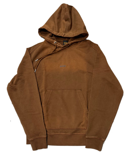 HUGO BOSS WEFADEHOODY WITH TONAL LOGO(50472411) BROWN