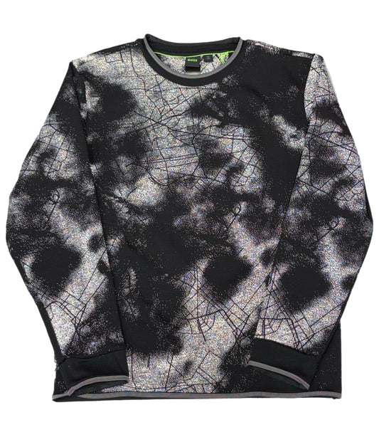 HUGO BOSS  50523384 BOSS SALBION SWEATSHIRT 001/BLACK