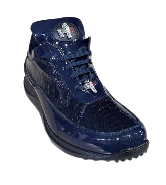 MAURI PATENT OSTRICH LEG (8601) NAVY