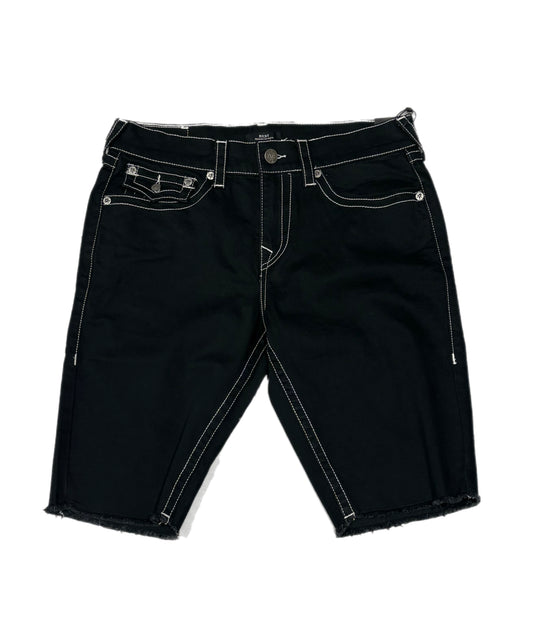 TRUE RELIGION  109081 TRUE RELIGON SHORTS BLACK RINSE